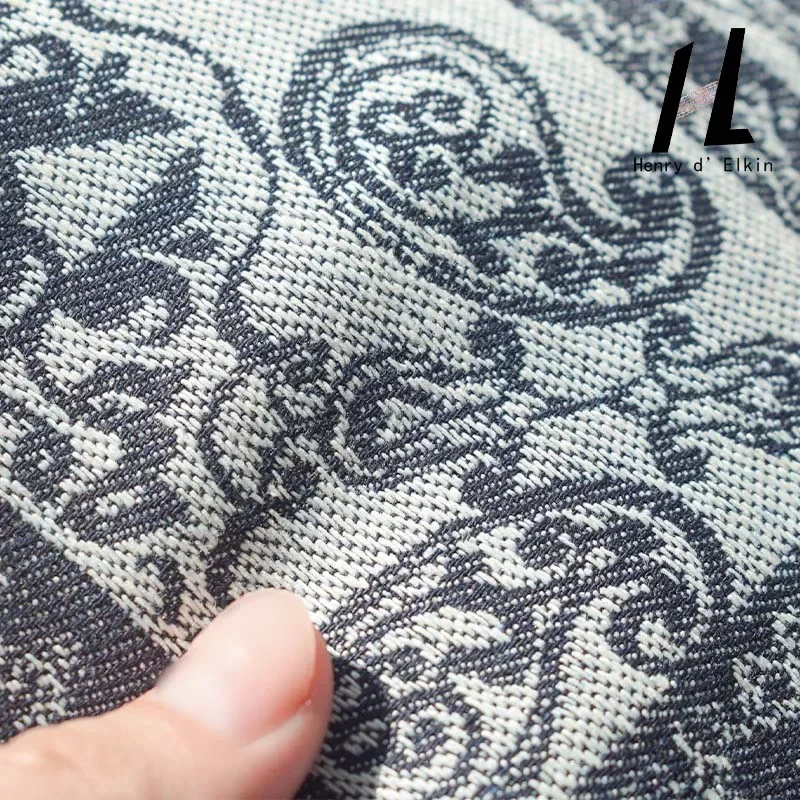 تصميم جديد مخصص الجاكار المطبوعة الدنيم النسيج دوبي شقة النسيج الدنيم للأحذية الأمتعة حقيبة