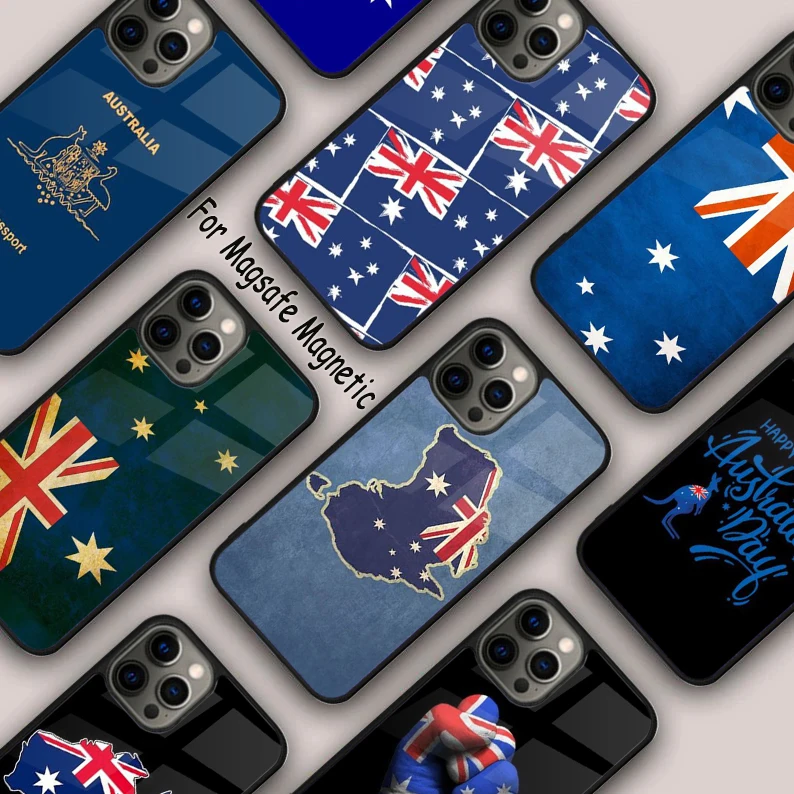 Phone Cases Australia - Australian Flag Australia Proud Magnetic Phone