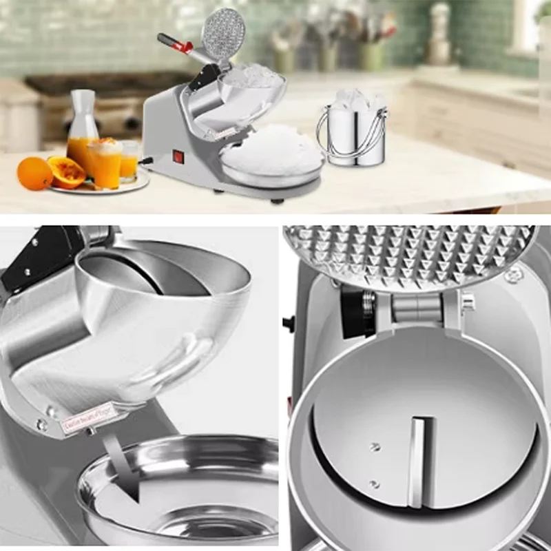 Factory Price Stainless Steel Mini Ice Smashing Electric Ice Crushers & Shavers Snow Cone Machine for Home