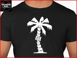 DAK Palm Tree T Shirt WWII German Army Afrikakorps Version 1 long or short sleeves