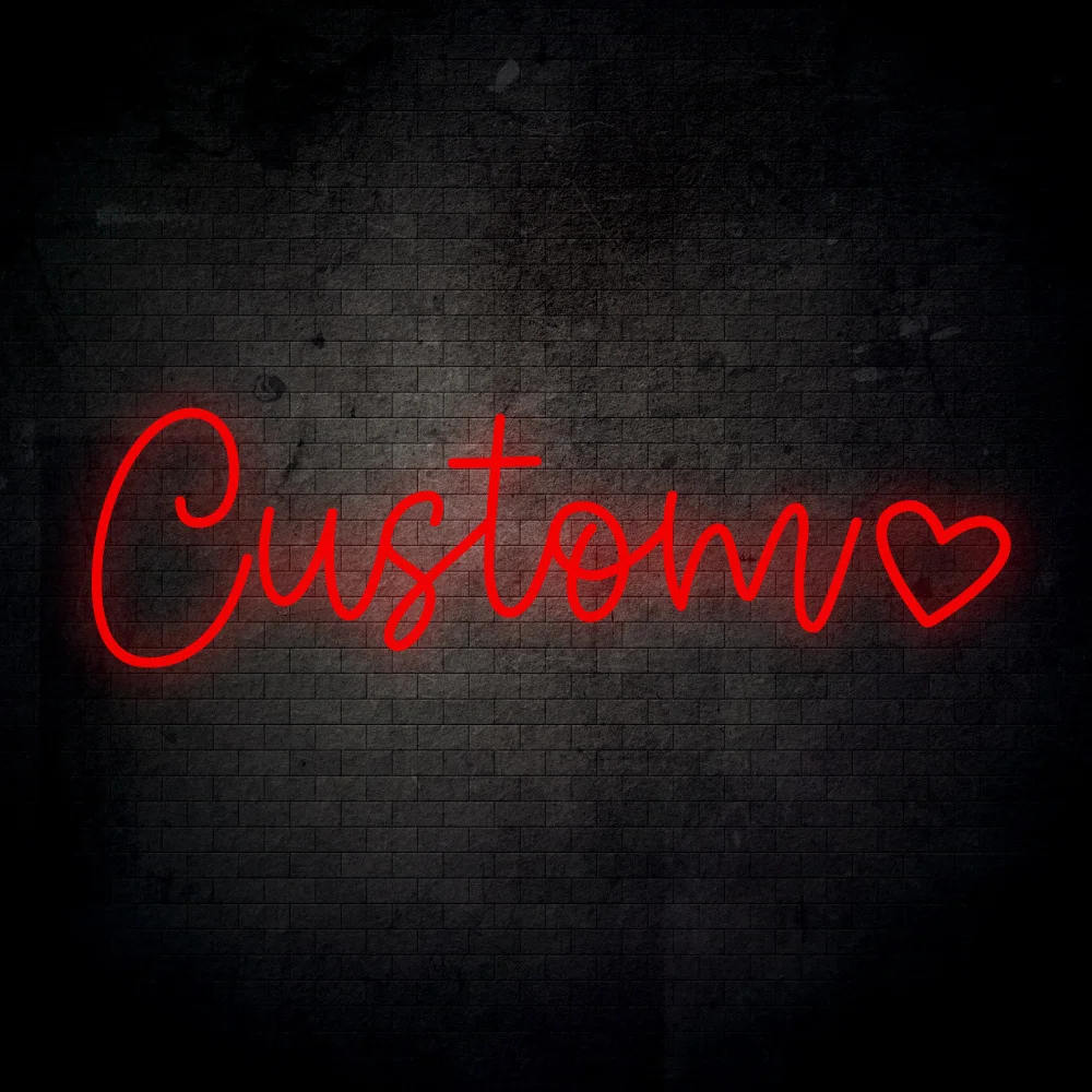 Custom Neon Sign Big Size LED Neon Light Wall Decor for Home Business Events Customizable Neon Name Signs for Room Decoration