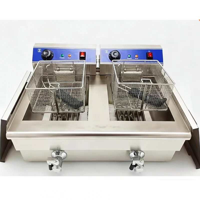 Commercial Electric Fryer for Kitchen Industrial French Fries Making Machine Equipment