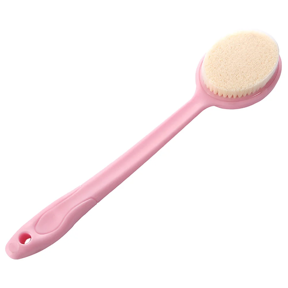 

Long Handle Bath Brush Exfoliating Back Washer for Shower Body Bathing Scrubber Portable