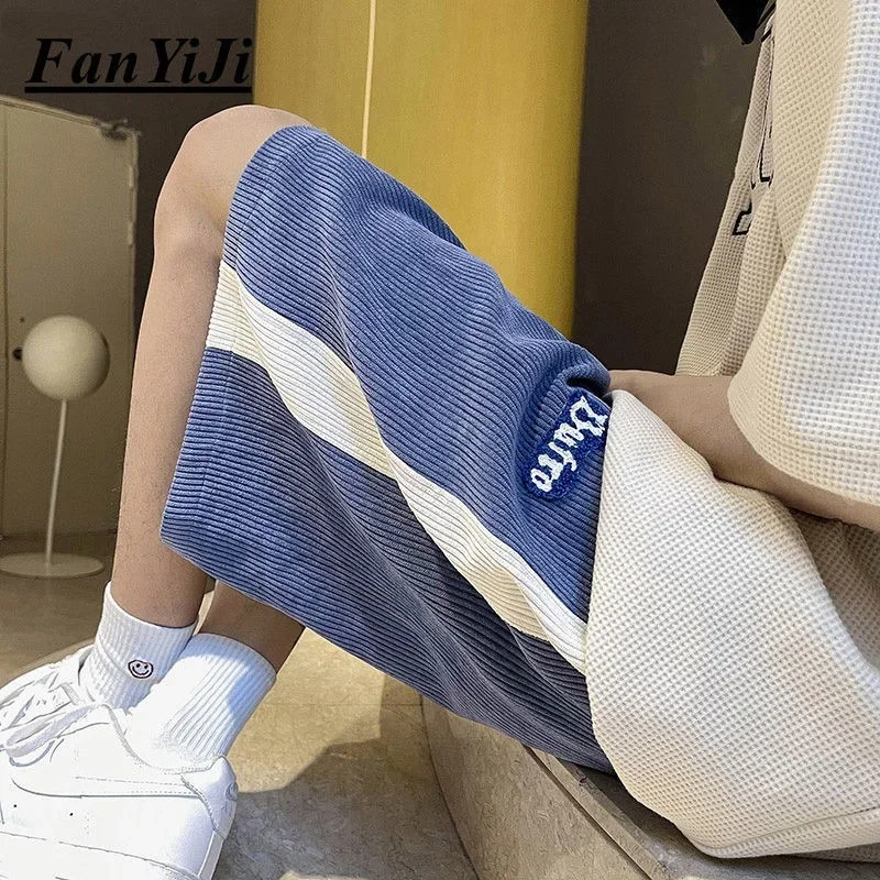 Wakamono Summer Shorts Men Cotton Shorts Casual Running Shorts Men Designer Clothes Men Y2k Pants Athletic Men Clothing