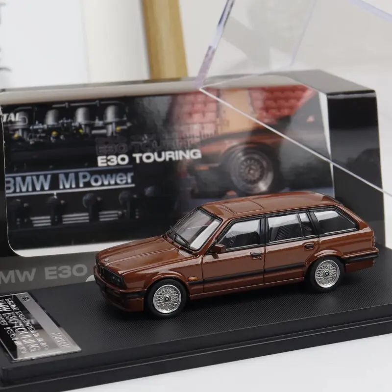 Mortal 1:64 BMW M3 1st generation Mk1 E30 Wagon station wagon, alloy car model FD3S simulation ornament, adult collectibles.