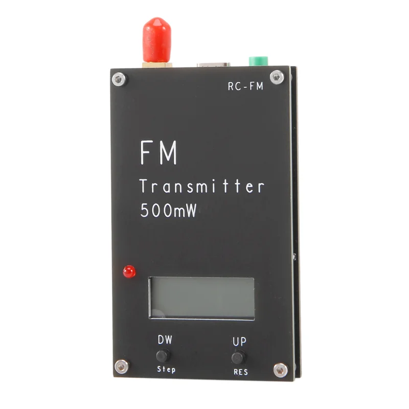 

Портативный цифровой FM-передатчик 88-108 МГц 2000 м с ЖК-дисплеем и выходом 500 МВт FM-передатчик