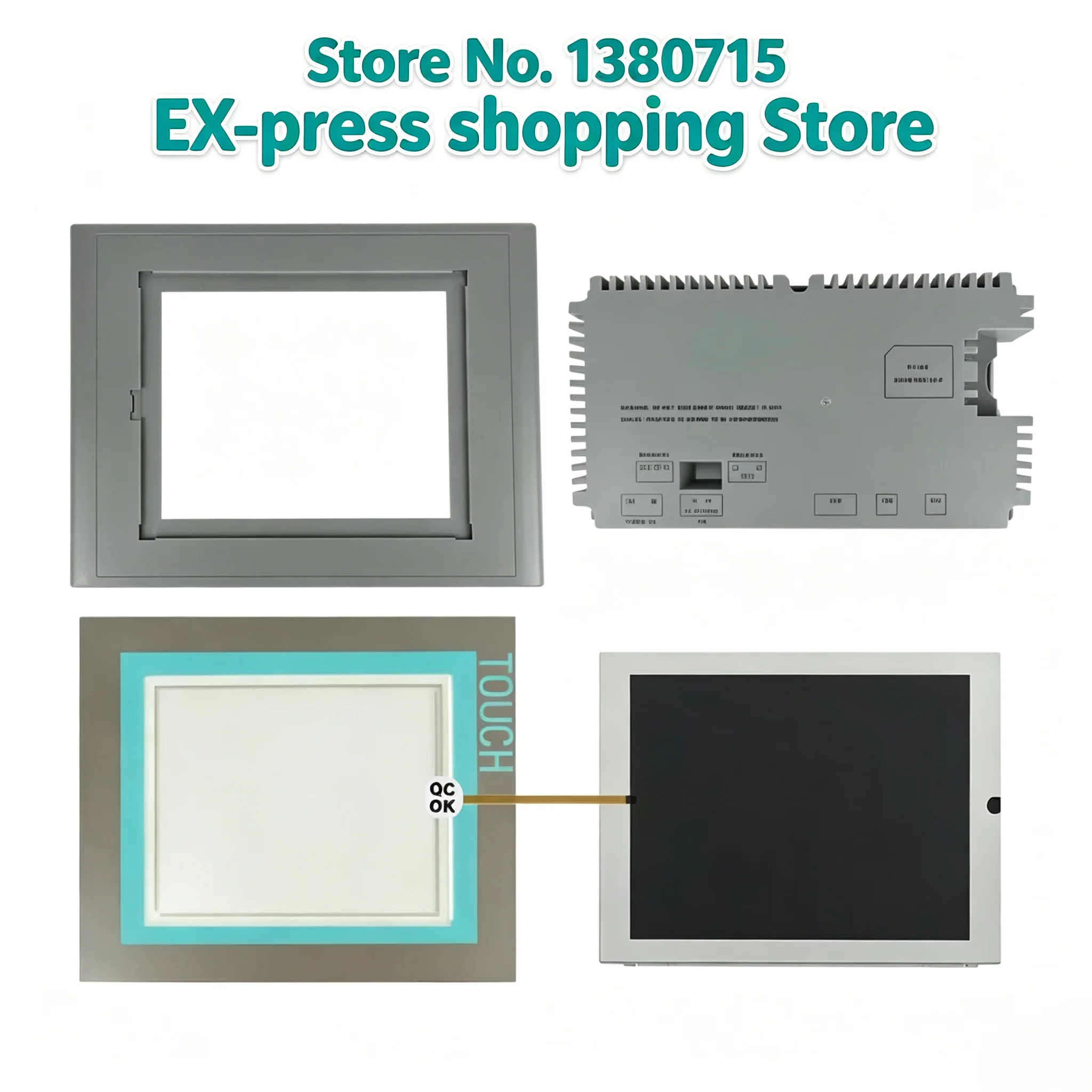 Industrial HMI Spare Parts Kit LCD Touch Digitizer Compatible 6AV66430CB011AX1