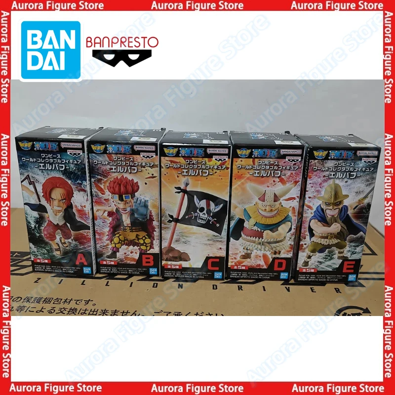 

In Stock Bandai BANPRESTO One Piece WCF Shanks Eustass Kid Brogy Dorry Desktop Cute Doll Anime Figures Toys Models PVC