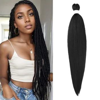 Voorgespannen Vlechten Haar Lange Vlecht 26 Inch Vlechten Hair Extensions Professionele Synthetische Vezel Gehaakte Twist Vlechten