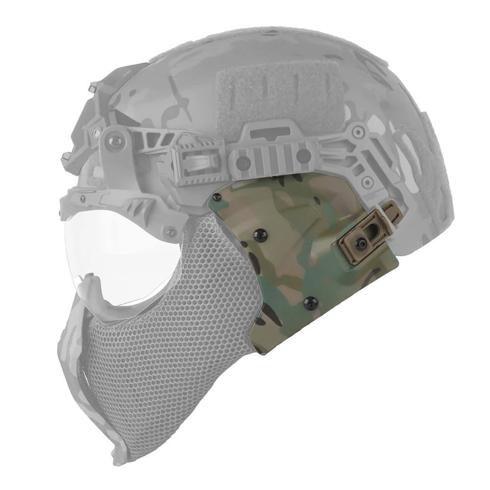 Casco táctico Wendy Ex 3.0 con riel lateral y orejeras Airsoft - imagen 5