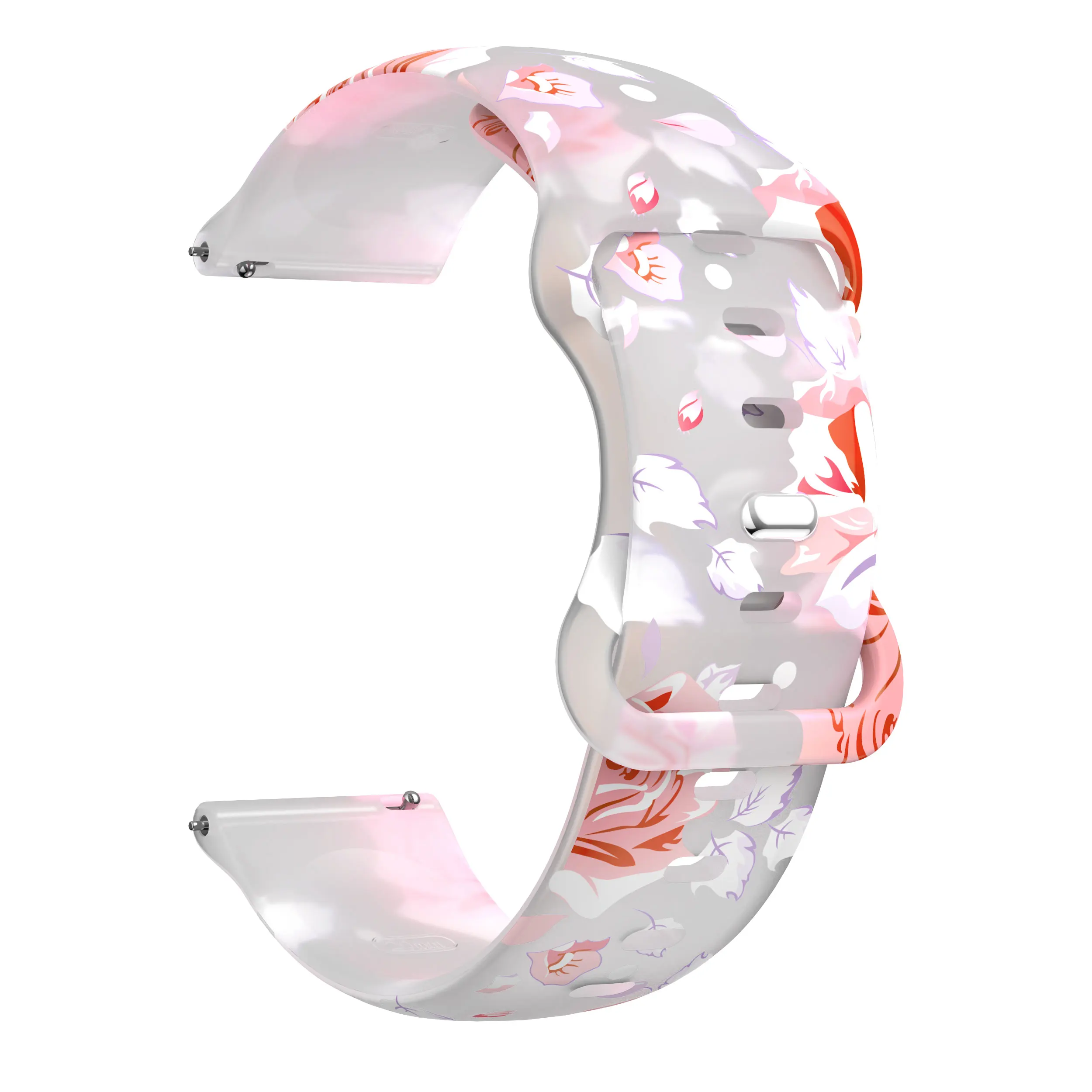 20mm Silikon bedrucktes Armband für Polar Pacer/Zünden 3/Zünden 2/Zünden/Unit Armband für Suunto 3 Fitness Correa