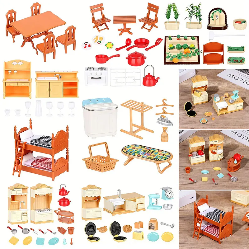 Thumbnail 4 - #19 Latest Dollhouse Furniture Sets Offers