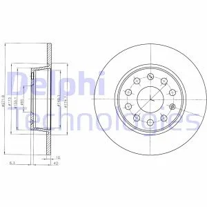 Store code: BG4324C for brake disc rear GOLF VI 08 GOLF VI 08 GOLF VII SPORTSVAN 14 EOS 06 JETTA III 05 JETTA IV 10 SCIROCCO 08 C