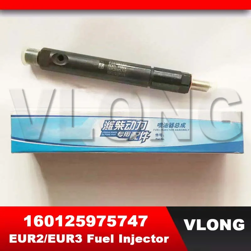 

Fuel Injector Assembly Diesel Nozzle DLLA150P011 5 Holes KBEL132P31 160125975747 VG1560080305 For Steyr WD615 Weichai Engine