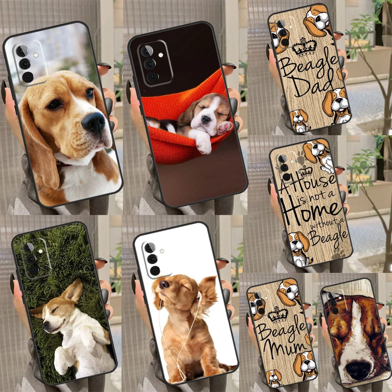 Beagle Dog Puppy Pet Cover For Samsung Galaxy A12 A13 A14 A54 A53 A52 A34 A33 A32 A24 A23 A22 A51 A71 Phone Case