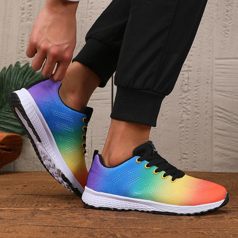 

Men's Lightweight Running Shoes 2025 New Fashionable Design Breathable Mesh Casual Sports Shoes Outdoor Training Women's Shoes