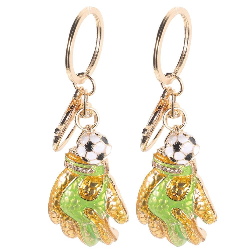 2 Pcs Chains Holder Car Key Pendant Backpack Hanging for Decoration Ornaments Luggage Baseball Man