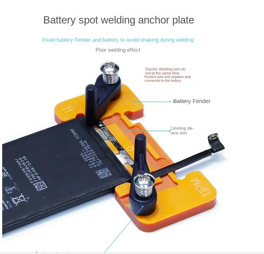 Potenziale innovazione saldatrice a punti batterie al litio batteria portatile in miniatura dopo la saldatura