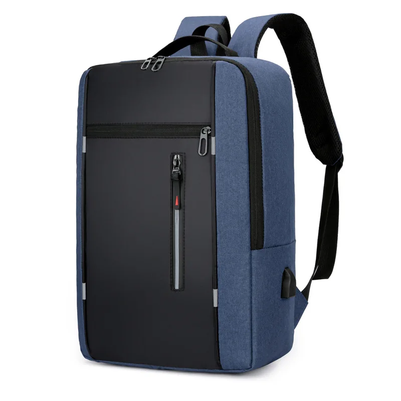 USB Men\'s Shoulder Bags Can Be Wholesale Fashion Large Capacity Computer Bags Multi-layer Waterproof Travel Student Backpack