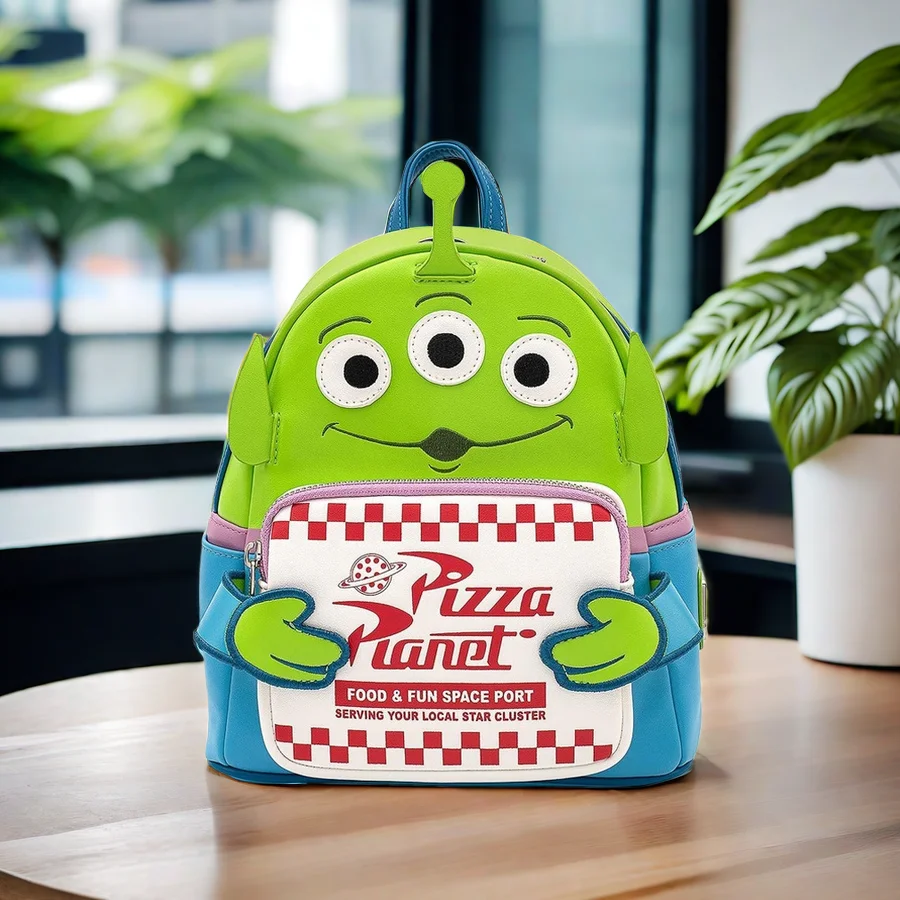 PU Disney Monsters Loungefly Monster University Mao Monster Big Eyed borsa da scuola per uomini e donne del College