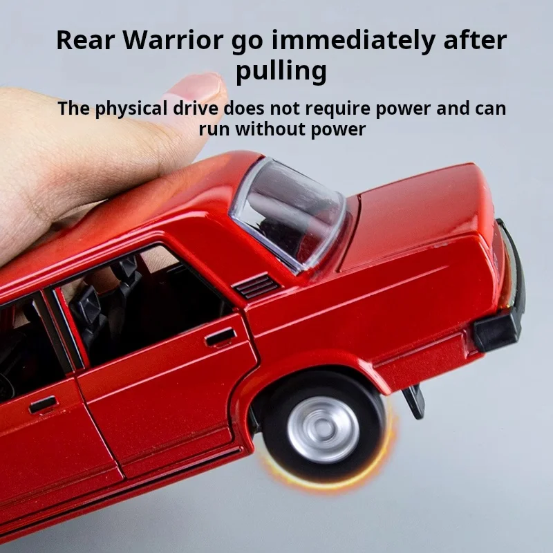 1/24 스케일 러시아 LADA 세단 합금 다이캐스트 클래식 자동차 모델 레트로 사운드 라이트 풀백 아이 선물 수집 장식 추천