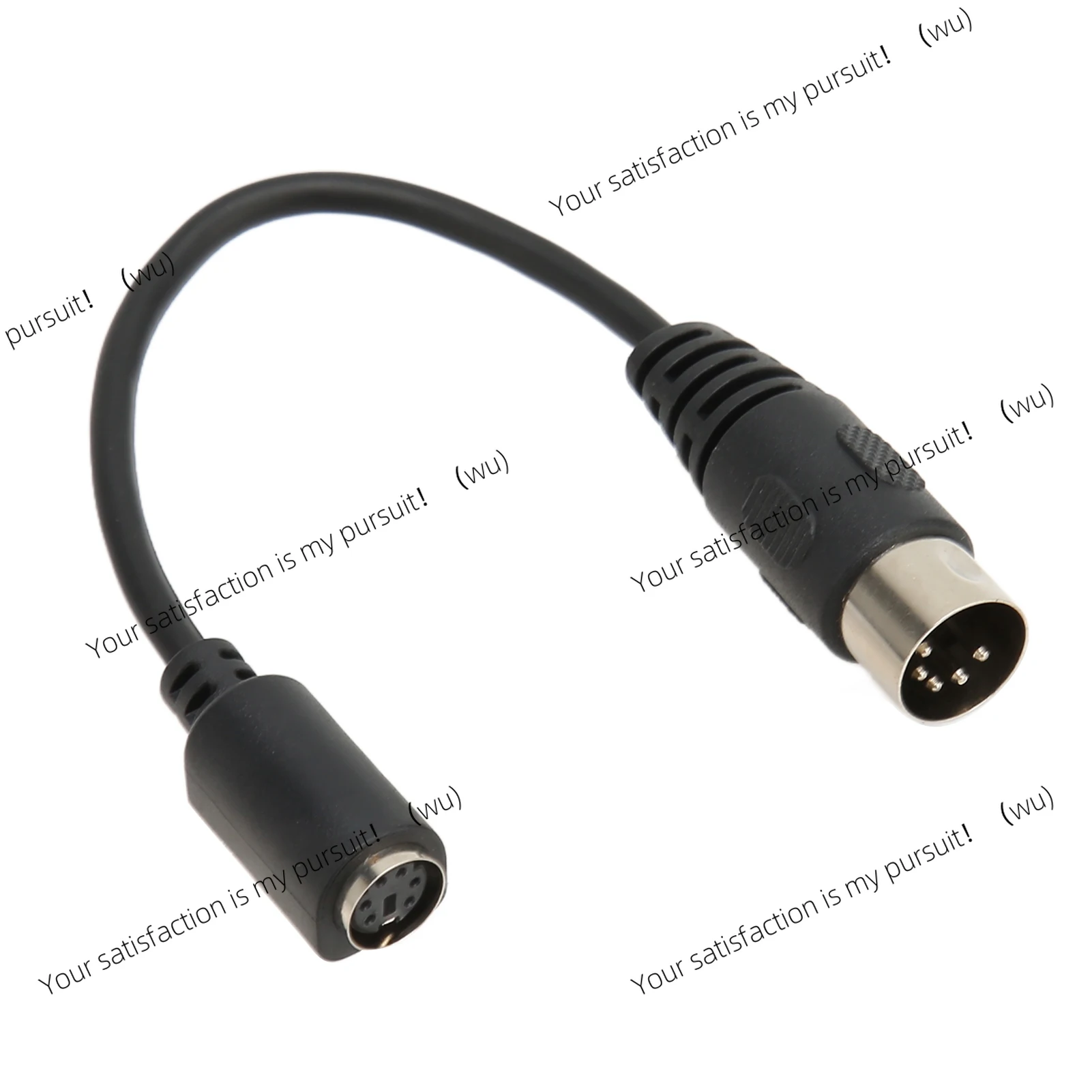 Keyboard Mouse Converter Cable DIN 5 Pin Male to Mini DIN 6 Pin Female Keyboard Mouse Adapter Cord for PS2 5.9in