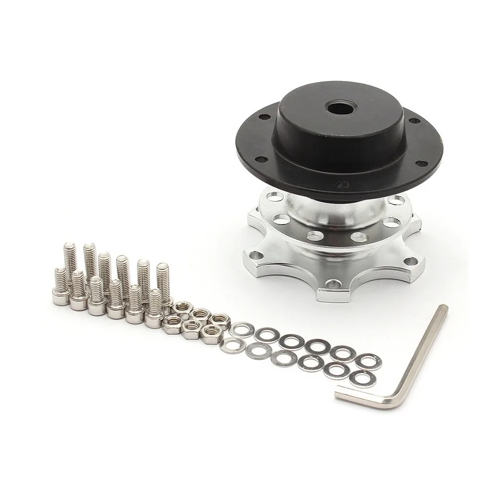 

Auto Modification Accessories Formula Steering Wheel Universal Aluminum Alloy Quick Remover Disassembly Adaptation Performance