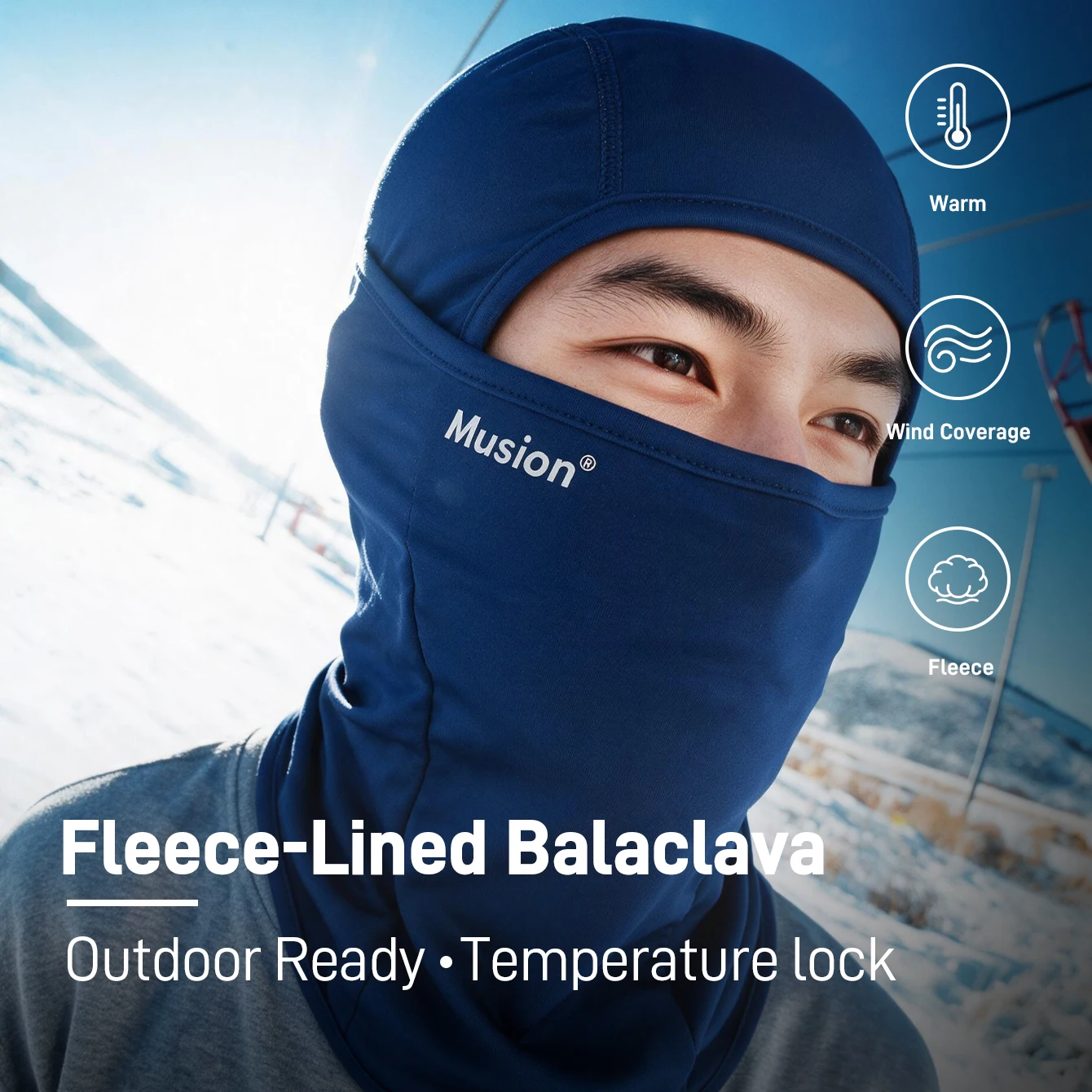 Balaclava Winter Face Mask Windproof and Dustproof Multi Functional Motorcycle Camping Hiking Outdoor