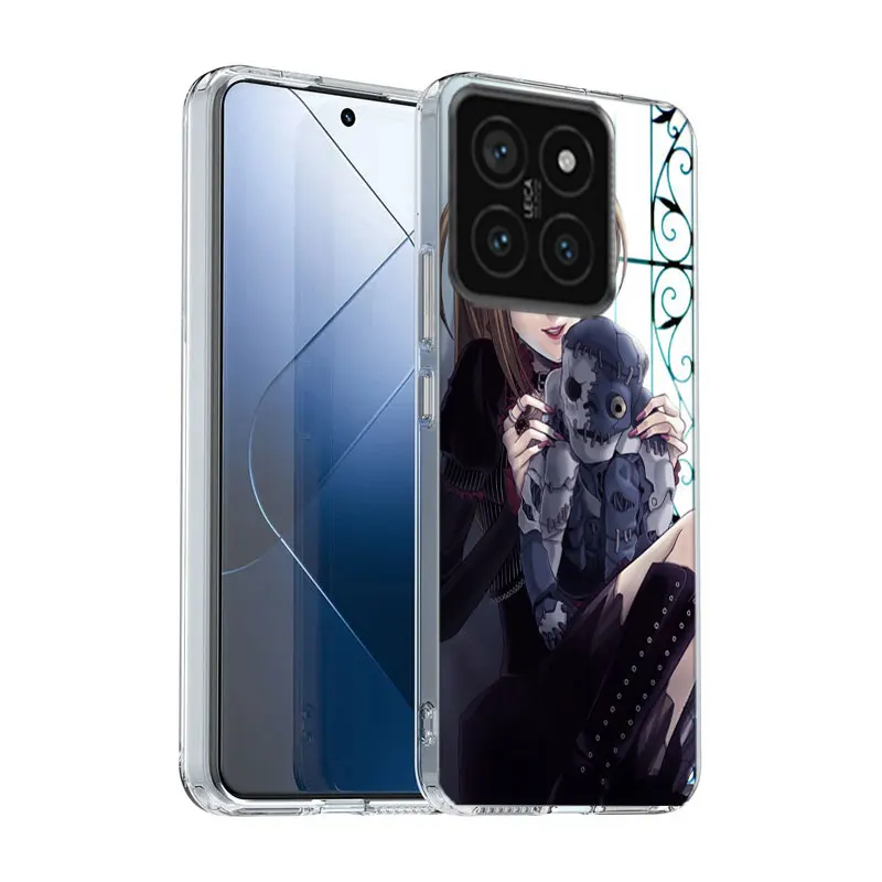 Anime Death note Amane Misa Clear Phone Case For Xiaomi Poco X6 X5 Pro X4 X3 NFC F4 GT F6 F5 F3 M5 M5S M4 M3 Pro F2 F1 TPU Patte