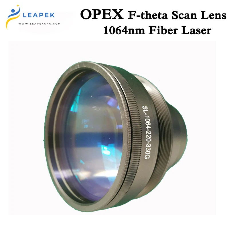 

F-theta 1064nm Focus Lens Laser Focal Length 63-420mm Scan Field 50×50-300×300 for Fiber Galvo System