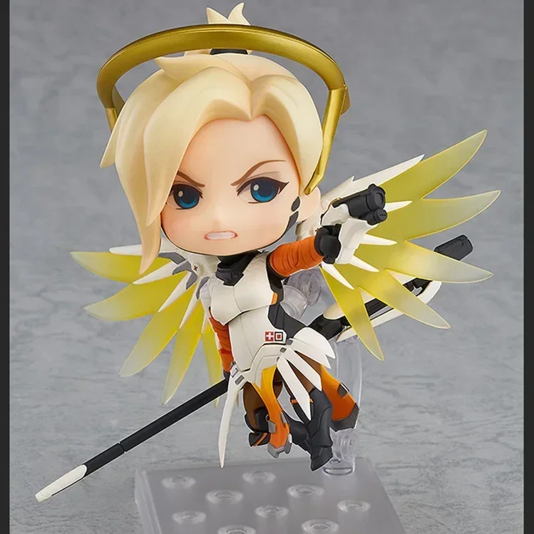 Game Figure Moveable Overwatch Angela Mercy Classic Skin Edition PVC Action Figure 790 Figurines Collectible Model Toys Gifts