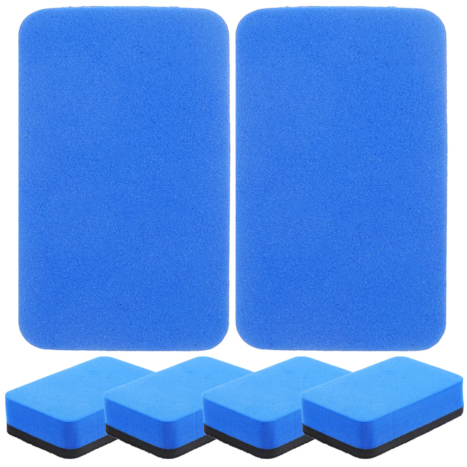 

36Pcs Portable Whiteboard Eraser Dry Erase Wipe Tool for Home Office School Lightweight Reusable Eva Handle High Density Felt
