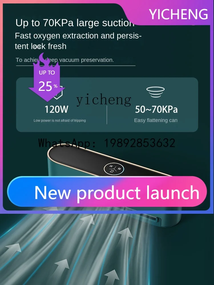 

H2 Vacuum Sealing Machine Small Household Food Packaging Machine Automatic Intelligent Vacuum Sealing Machine