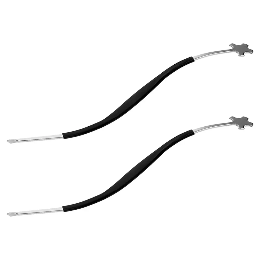 

2Pcs Sound Setter Silver Metal Cello Installation Tools Musical Instrument Hook Violin Parts Cello Sound Post Setting Tool
