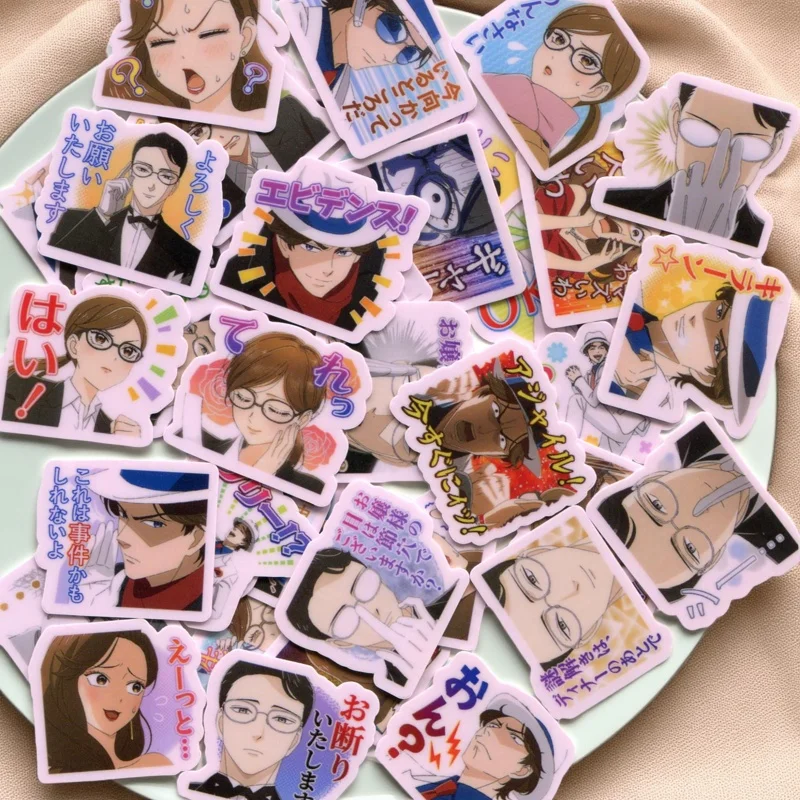 40pcs Nazotoki wa Dinner no Ato de 2-3cm diy cute STICKER