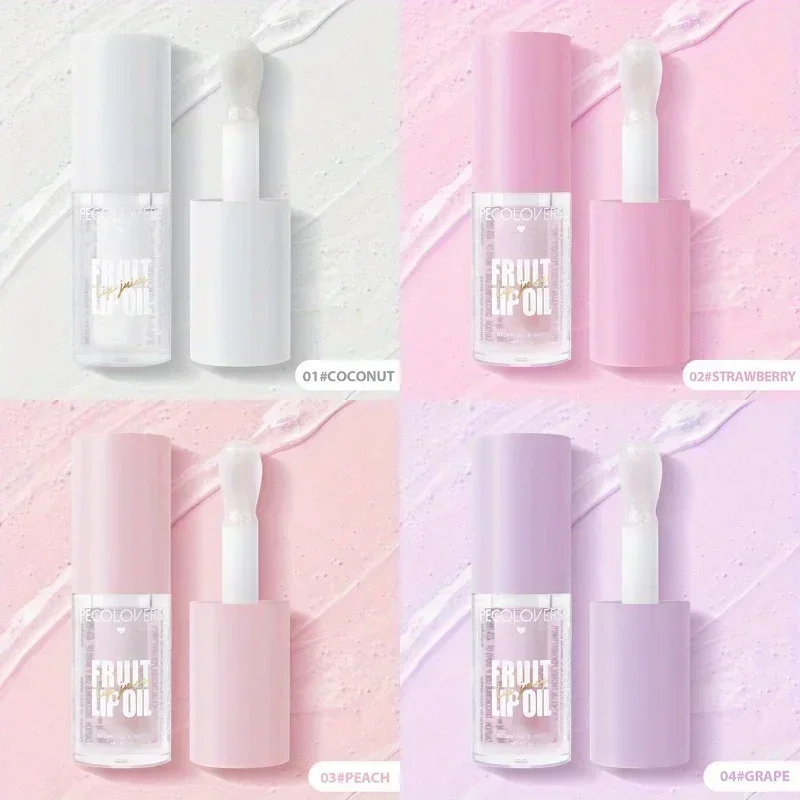 Crystal Lip Oil Transparent Moisturizing Clear Plumping Lip Balm Brighten lip Long Lasting Lip Gloss Makeup