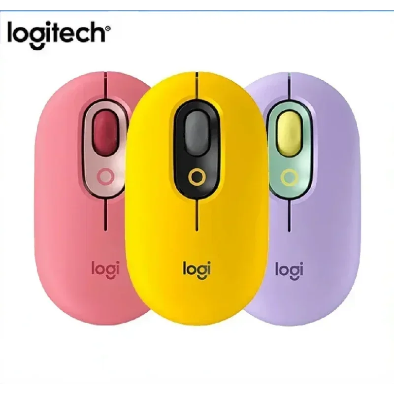 For Logitech POP Wireless Bluetooth Silent Touch Technology Precision/Speed Compact design Bluetooth USB multi-device