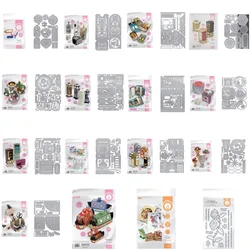 Cabinet Bouquet Cart Metal Cutting Dies 2024 DIY Molds Scrapbooking Paper Making Die Cuts Crafts Template Handmade Decoration