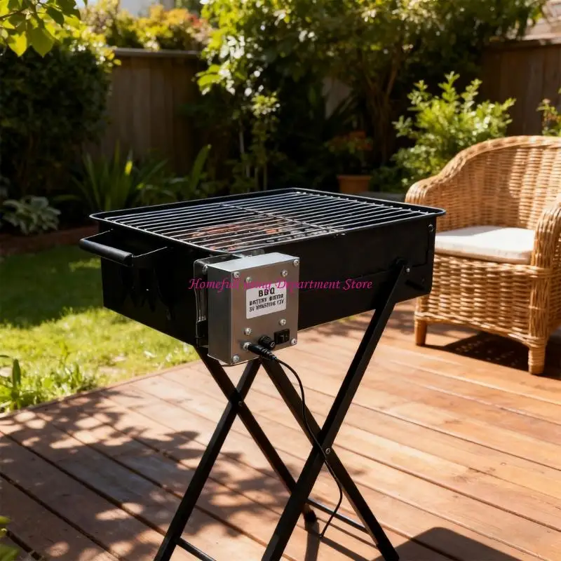 Premium Aluminum Alloy Grills Motor With Adjustable Drive Shafts Delivers 70kgf Rotational Force For Holiday Feasts