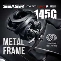 Seasir P-Series Cast Pro 145g BFS Baitcasting Fishing Reel Ultralight Metal Frame 7.6:1 11+1BB Drag 6kg Fresh Saltwater Fishing