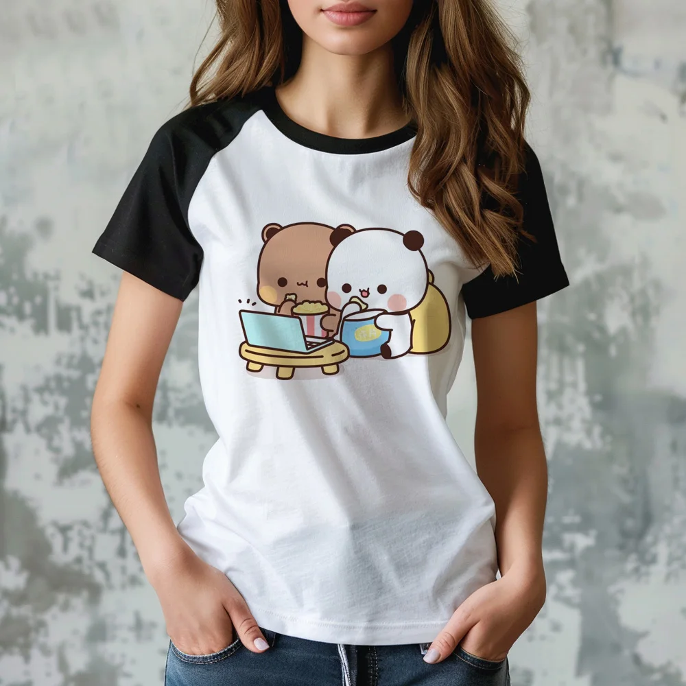 

Bubu And Dudu top women harajuku streetwear funny Tee girl designer clothes