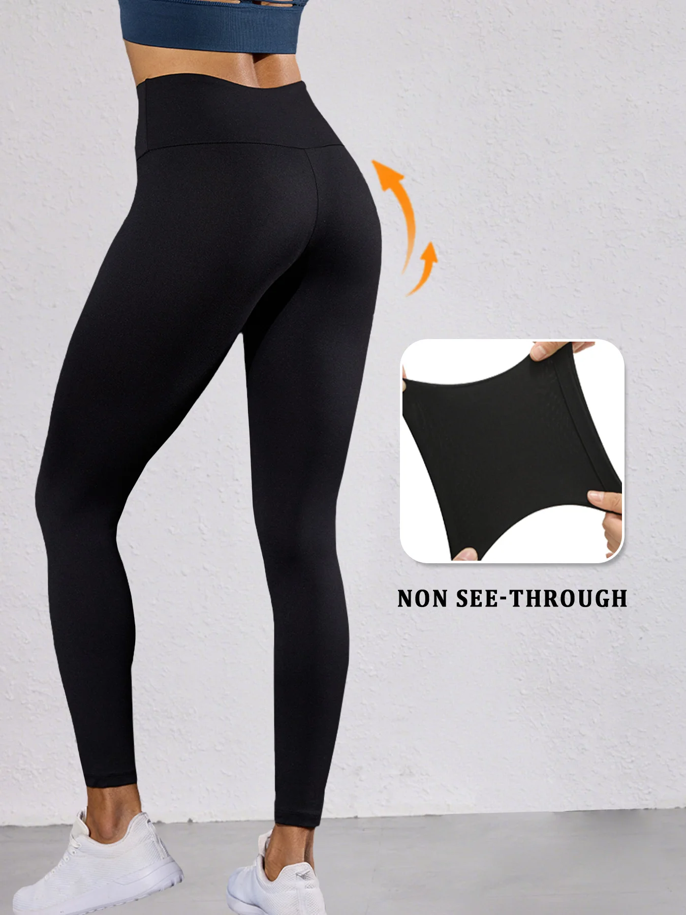 Women's Super Soft Leggings High Waisted Tummy Control No See Through Workout Yoga Running Athletic Push Up Gym Fitness Leggings