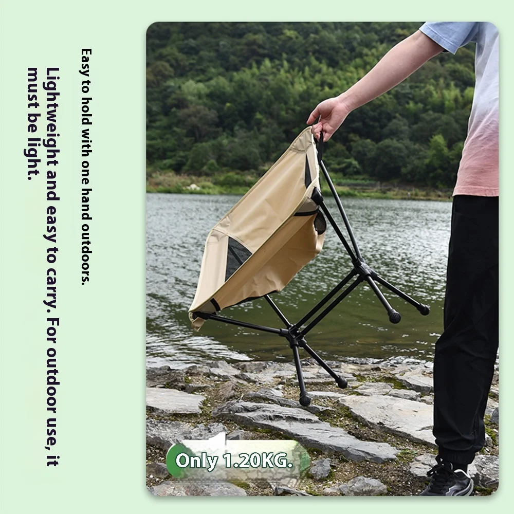 Lightweight Portable Foldable Fishing/garden Chair Durable 300 lb Capacity Storage Bag Outdoor Adult