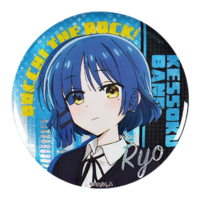 58mm Anime BOCCHI THE ROCK! Gotoh Hitori Ijichi Nijika Yamada Ryo Kita Ikuyo Cosplay COSTUME Badge Pin SPTE Tinplate Brooch﻿