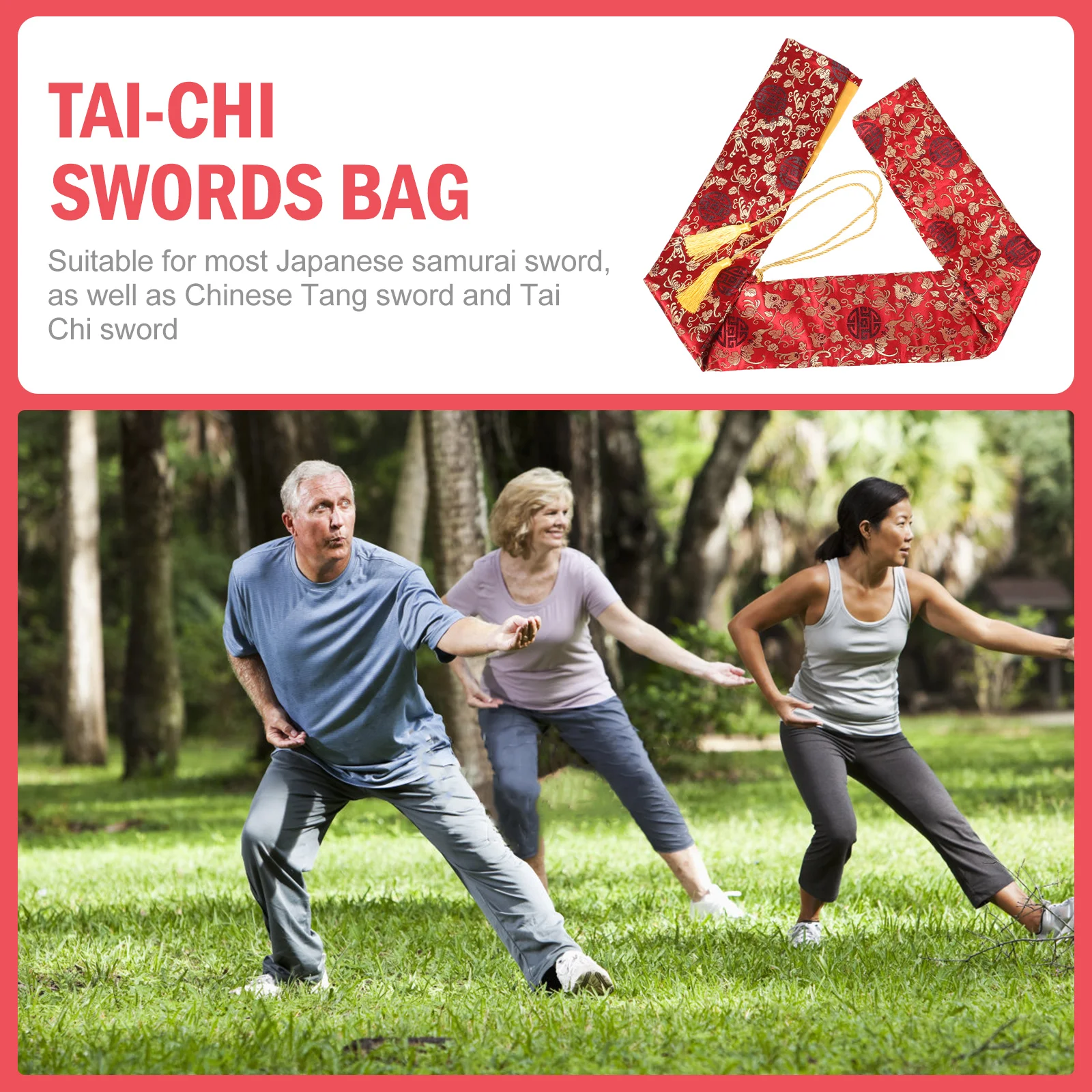 Silk Sword Bag Handbags Swords Sleeve Long Tai-chi Receive Storage Bamboo Exquisite For Creative