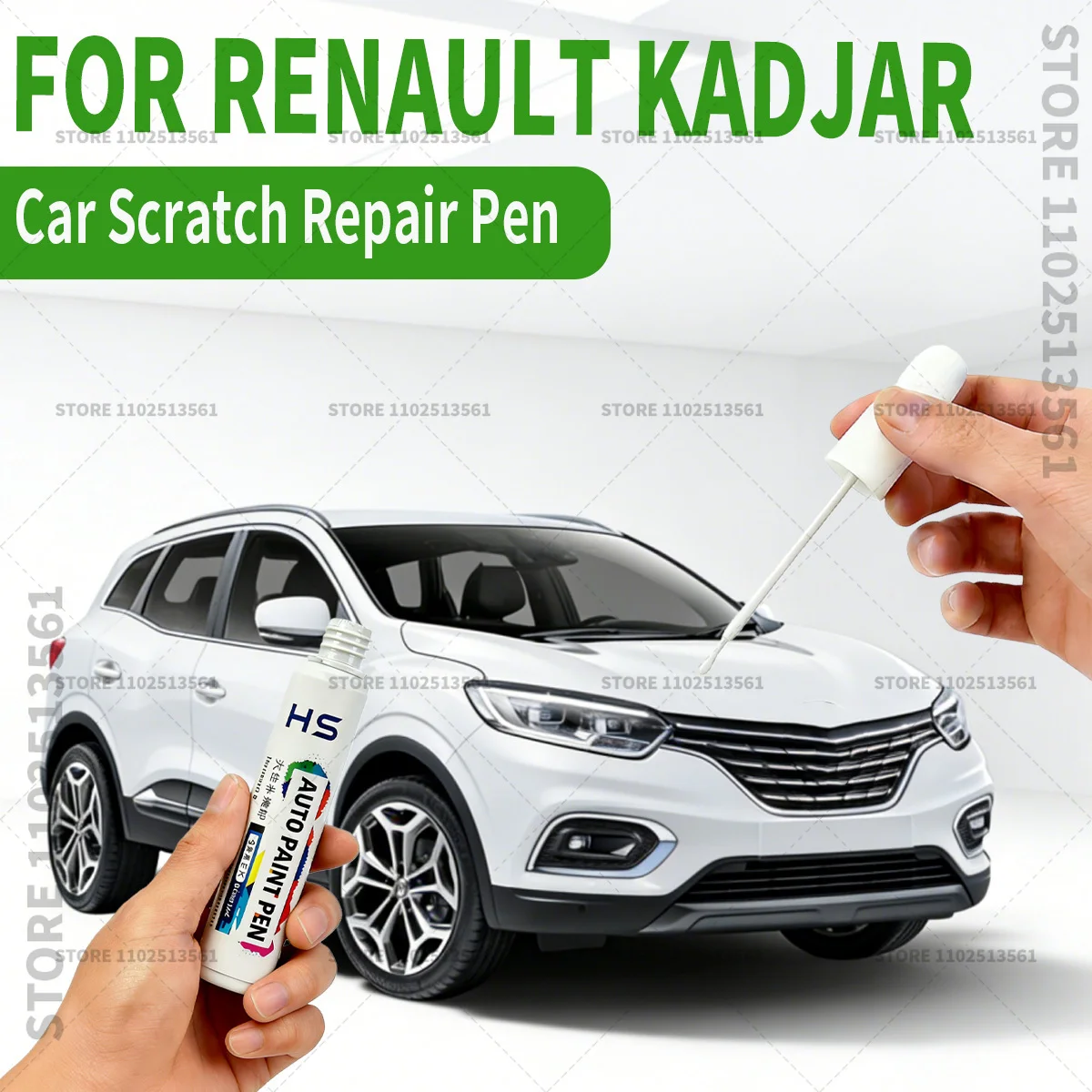 

Ручка-корректор для ремонта автомобильной краски, средство для удаления царапин, аксессуары для авто DIY для Renault Kadjar, цвета: белый QYA, синий RPR, черный GNE, коричневый, красный NNP