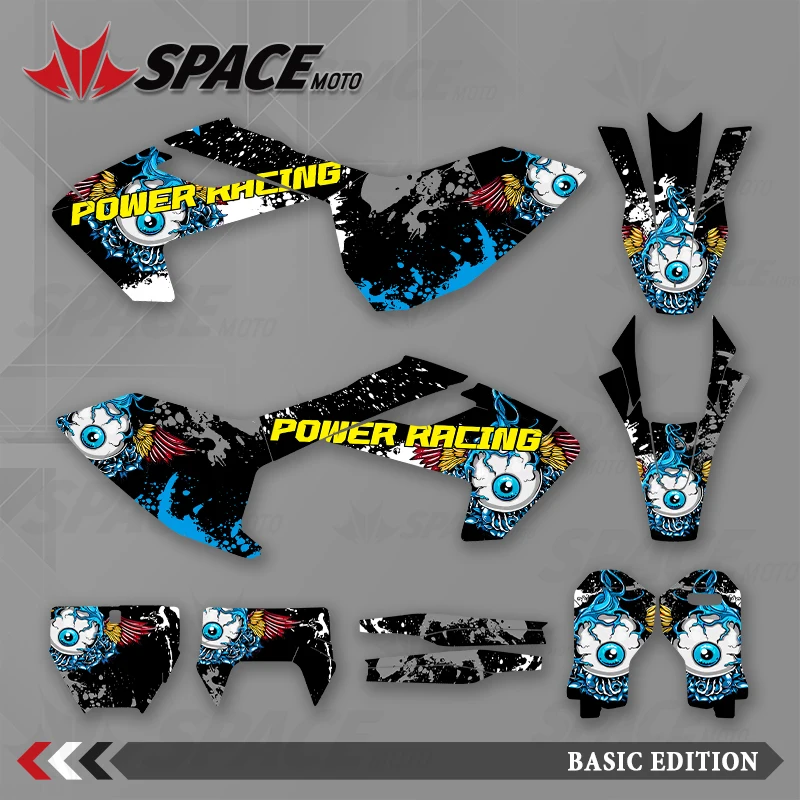 

SPACE MOTO графический фон наклейки наклейки мотоцикл для Husqvarna 16-18 TC FC TX FX FS 17-19 TE FE