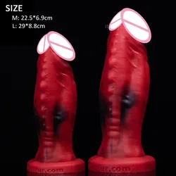 Super Large Simulation Penis Male Anal Expansion Soft Liquid Silicone Mushroom Head Penis Cock Is Thick Masturbation Real Dildo