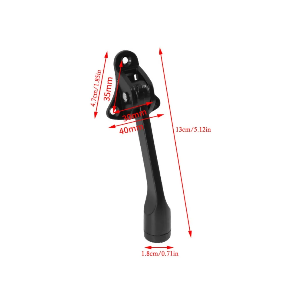 

Heavy Duty Zinc Alloy Door Stopper Adjustable Durable Foot-Operated Door Stopper Positioning Windproof Wall Mounted Door Holder