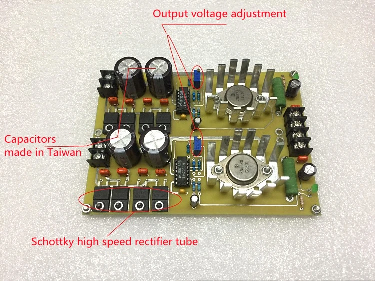 Gold-ปิดผนึกแหล่งจ่ายไฟขึ้นอยู่กับ STUDER Power Circuit เหมาะสำหรับ Preamplifier เครื่องขยายเสียงหูฟัง DAC